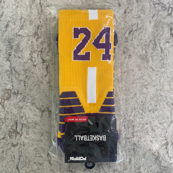 Porfin Other - Kobe Bryant Los Angeles Lakers #24 Men’s Basketball Socks